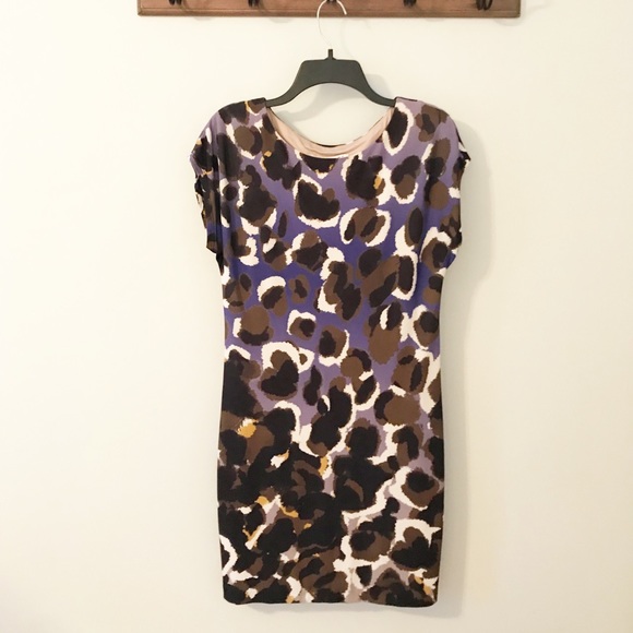 Trina Turk Cap Sleeve Jersey Dress - Picture 4 of 8